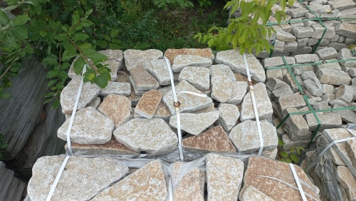 Гранитный плитняк галтованный для парковки купить в Туринске