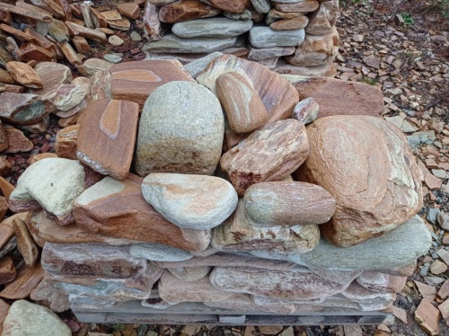 Златолит жёлтый, жёлто-зелёный глыбки и валуны для ланшафтного дизайна купить в Туринске