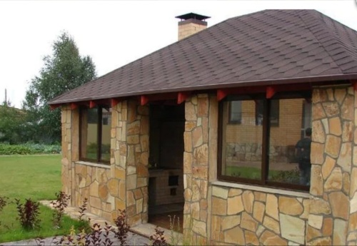 Плитняк златолит жёлтый для фасада 1,5-3 см купить в Туринске