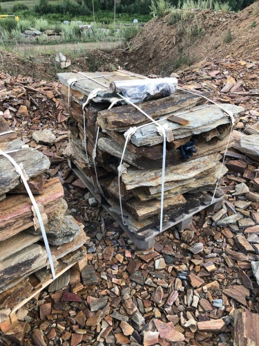 Плитняк кора дерева 50-100мм для пошаговых дорожек купить в Туринске