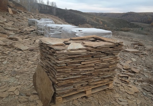 Плитняк кора дерева для цоколя, отмостки купить в Туринске